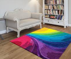 Rainbow Area Rug Ev Planlari Halilar Ve Tasarim