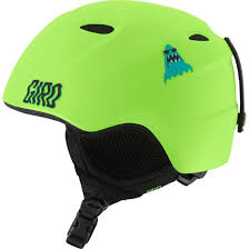 Kids Slingshot Ski Helmet Matte Lime Shark Party 18 Xs S