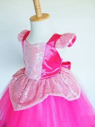 Girls Aurora Dress Sleeping Beauty Costume Princess Party Etsy