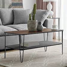 I've never built anything before this table. Dark Walnut Modern Hairpin Legs Coffee Table Kirklands