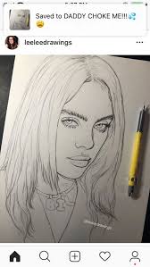 Drawing Billie Eilish Drawing Art Sketches Celebrity Drawings Sketch Book