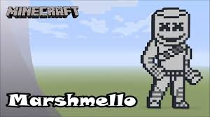 Fortnite Marshmello Pixel Pixel Art Tutorial Minecraft Pixel Art Pixel Art