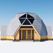 Geodesic Dome House C4d In 2020 Geodesic Dome Homes Dome House Geodesic Dome