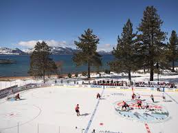 Colorado avalanche left wing j.t. 10 Incredible Photos From Golden Knights Avalanche Game At Lake Tahoe Thescore Com