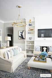 Buy the latest brass decor gearbest.com offers the best brass decor products online shopping. Spring Living Room Decorating Blue White Citrineliving