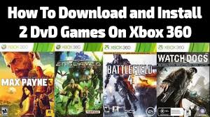 How To Download And Install 2 Dvd Games On Xbox 360 Youtube