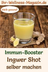 Ingwer Shot Selber Machen Schnelles Rezept Furs Immunsystem Lebensmittel Essen Ingwer Shot Rezepte