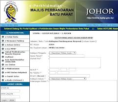 Untuk maklumat lanjut sila lawati korang orang johor? E Services Official Portal Of Batu Pahat Municipal Council Mpbp