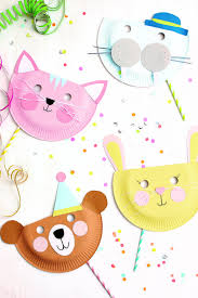 En Iyi 10 Adet Kagit Tabak Sanat Etkinligi En 2020 Creations Animalieres Masque Enfant Projets Creatifs Pour Enfants