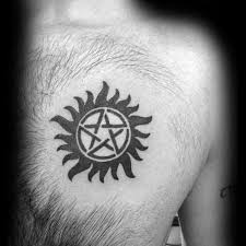 Top 37 Anti Possession Supernatural Tattoo Ideas 2020 Inspiration Guide Anti Possession Tattoo Tattoo Designs Men Supernatural Tattoo