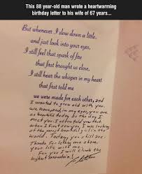 Birthday Letter For Husband From Wife After Being Married For 67 Years A Husband Added These Words To His Wife S Birthday Card Lettering Love Letters How To Memorize Things