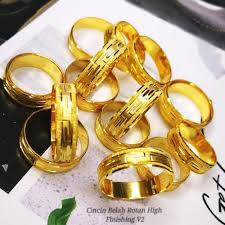 Dapatkan ganjaran dengan mendaftar sebagai ahli tukang emas; Cincin Belah Rotan High Finishing V2