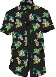 Giratina and the sky warrior. Pokemon Hawaiian Shirts Jon Askew