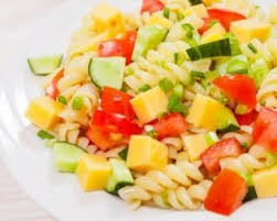 Recette De Salade De Pates Allegee Aux Legumes Et Au Gouda Salade De Pates Allegee Aux Legumes Et Au G En 2020 Recette Salade De Pates Salade De Pates Recette Salade