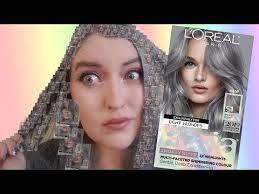 Pin By Jana Armstrong On Gray Goddesses Loreal Hair Color Feria Hair Color Smokey Silver Hair