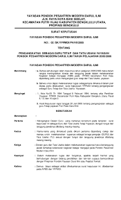 Admin pondok juni 3, 2020 artikel, ponpes 17 comments pengurus pesantren dan tugasnya sebagai kepanjangan tangan kyai pengasuh pondok dalam membina dan mengorganisir kegiatan harian santri ponpes agar lebih terkoordinir secara rapi, disiplin dan berkelanjutan. Doc Yayasan Pondok Pesantren Modern Darul Ilmi Ririn Ahkyani Academia Edu