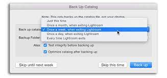 Hopefully, this tutorial helps you understand how to go about reclaiming some of the space on your internal drive and setting yourself up for success in the long run when it. Are You Backing Up Your Lightroom Catalog Lightroom Killer Tips