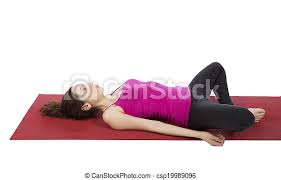 Sit down on the floor and stretch your legs in front. Woman In Butterfly Pose Young Woman Is Doing Butterfly Pose In Yoga Canstock