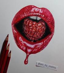 Ladyterezie Repost Von Art By Melina Endlich Habe Ich Versucht Lippen Zu Zeic In 2020 Lippen Zeichnen Bunte Zeichnungen Kunstproduktion
