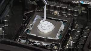 Apply a thin line of thermal paste directly down the center of the ihs (integrated heat spreader) and then allow the pressure of the there are many ways to apply thermal paste, which is why it can be a touchy subject among some enthusiasts. Too Much Thermal Paste Benchmark Of Thermal Paste Application Quantity Gamersnexus Gaming Pc Builds Hardware Benchmarks