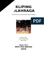 Demikian informasi yang dapat kami bagikan mengenai contoh kliping olahraga sepak bola beserta gambarnya. Kliping Jenis Jenis Olahraga Pdf