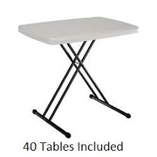 Lifetime 8240 Personal Folding Tables 30 X 20 Inch Almond Top 40 Pack Folding Laptop Table Folding Table Outdoor Folding Table