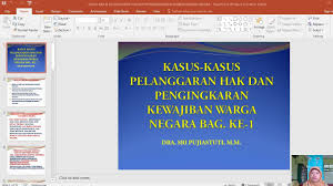 Karena hak dan kewajiban saling terkait erat, gagasan tentang hak asasi manusia hanya masuk akal jika kita mengakui kewajiban semua orang untuk menghormatinya. Kelas Xii Bab I Kasus Kasus Pelanggaran Hak Dan Pengingkaran Kewajiban Warga Negara Bagian Ke 1 Youtube