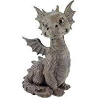 Susser Gartendrache Sitzend Drache Figur Gargoyle Drachen Niedliche Tiere Elfen Fantasy