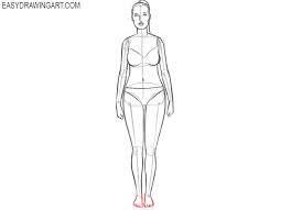 How to draw hands, step by step, drawing guide, by neekonoir. How To Draw A Female Body Easy Drawing Art