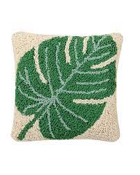 Has a removable, washable cover and (ideally) a washable insert: Lorena Canals Machine Washable Cushion Monstera 38 X 38 Cm Hand Made Unisex