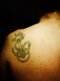 Autism Puzzle Piece Tattoo Black And White Anchor With Autism Puzzle Piece Tattoo Puzzle Piece Tattoo Time Tattoos Tattoos