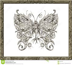 Dibujo A Mano En Mariposa Del Lapiz Stock De Ilustracion Ilustracion De Verano Decorativo 89090438 El dibujo a lapiz es una tecnica especifica muy clara, que a simple vista evidencia el talento que tiene el artista. dreamstime