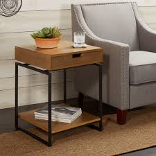 32 Off A Wooden End Table In 2020 Wood End Tables End Tables With Drawers End Tables