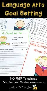No Prep Assessment Reflection And Goal Setting Templates To Help Your Students With The Goal Sett Goal Setting Goal Setting For Students Goal Setting Template