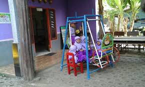Mendorong anak melakukan aktifitas seperti berayun. Sarana Dan Prasarana Pembelajaran Paud Kompasiana Com