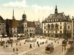 View Of The Market Place In Halle Germany Pub C 1895 Photographic Print Art Com In 2020 Germany Places Halle