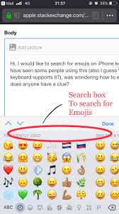 Recover contacts directly from iphone, itunes backup and icloud backup. How To Enable Search When Using Emoji Keyboard On Iphone Ask Different