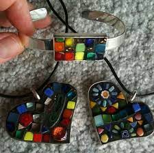 Pin On Mosaic Jewelry Bijoux En Mosaique