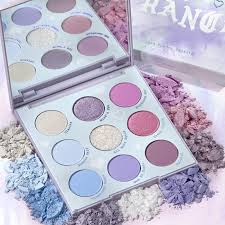 In A Trance Blue Purple Makeup Shadow Palette Pastel Eyeshadow Colourpop Eyeshadow Colourpop