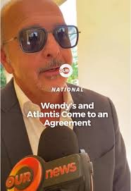 AGREEMENT: Chairman of Aetos Holdings Chris Tsavoussis says Wendy’s and  Atlantis have come to an agreement and they will be moving forward with  their Paradise Island expansion location.
