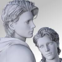 Gabriel Flipped Hair for Genesis 9 and 8 Male