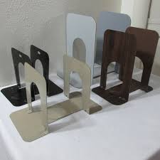 Metal Bookends Industrial Office Vintage Choice Library Book Etsy In 2020 Bookends Industrial Office Book Holders