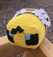We may earn commission on some of the items you choose to buy. Minecraft Bee Pattern By Carrie Spiess In 2021 Crochet Patterns Crochet Bee Kawaii Crochet