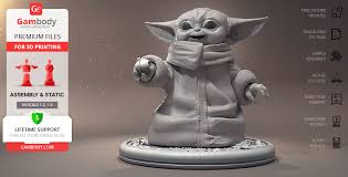 3axis.co have 146 stl files for free to download. Baby Yoda 3d Printing Figurine Assembly 3d Printing Yoda Figurines