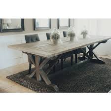 Made To Order 108 Inch X Style Farmhouse Trestle Table 795 Liked On Polyvore Feat Farmhouse Dining Room Table Farmhouse Table Decor Kitchen Table Settings