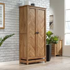 Ringgold Storage Cabinet Armoire In 2021 Wood Storage Cabinets Tall Cabinet Storage White Storage Cabinets
