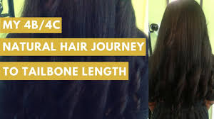 My Natural Hair Journey To Tailbone Length Type 4b And 4c Hair In 2020 Hair Journey Natural Hair Styles Natural Hair Journey