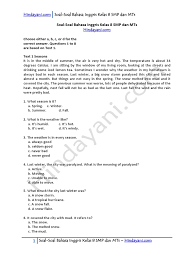 Soal dan kunci jawaban osn ips smp tingkat kabupaten/kota tahun &mldr; Soal Olimpiade Bahasa Inggris Smp Kelas 8 Masnurul