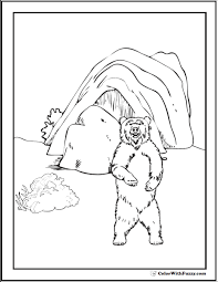 In the spring, in the spring. Bear Coloring Pages Grizzlies Koalas Pandas Polar And Teddy Bears