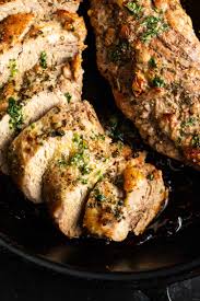 You will love this tried and true, easy method of preparing pork tenderloin. Keto Pork Tenderloin With Garlic Herb Butter Cast Iron Keto